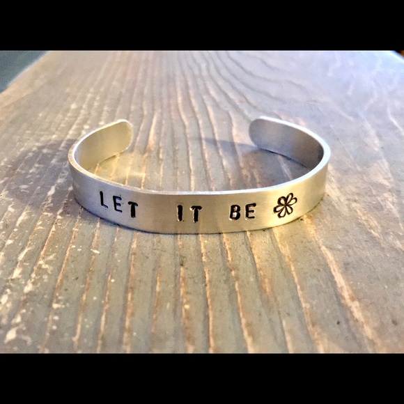 handmade Jewelry - Hand stamped adjustable metal cuff bracelet handmade Jewelry - Hand stamped adjustable metal cuff bracelet